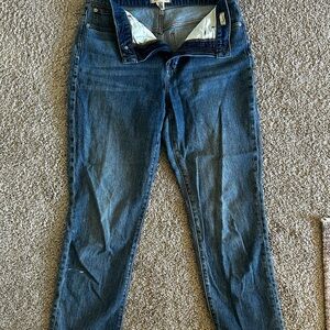 Madewell Women's Perfect Vintage Straight Leg Jeans - Dark Blue